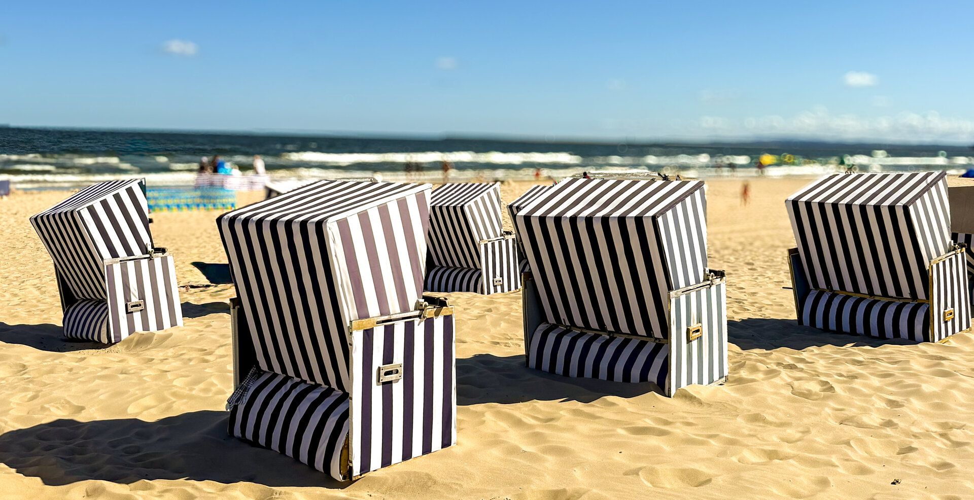 Strandkörbe in den Kaiserbädern