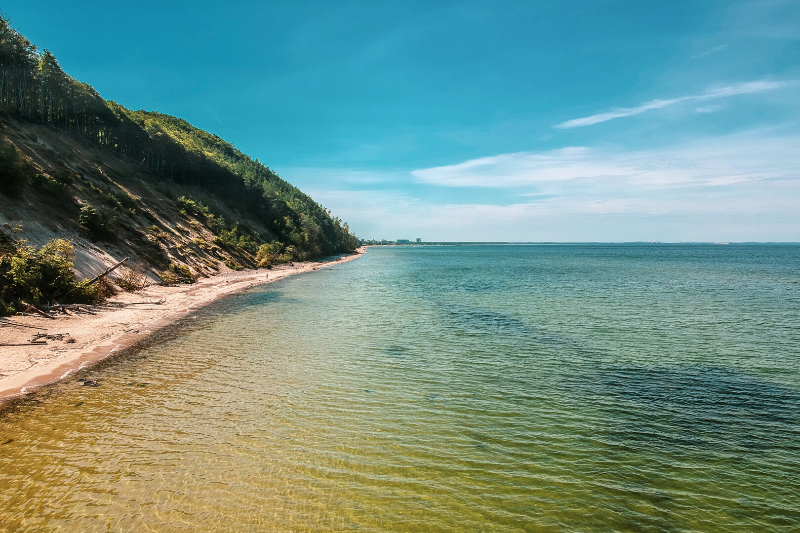Steilküste der Insel Wolin